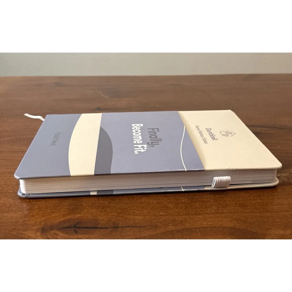 Dumbbell Home Workout Journal by Habit Nest 13-Week Fitness Planner 65 Routines